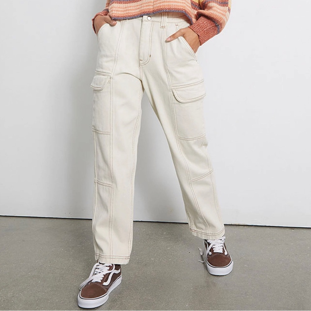 PACSUN bone color cargo pants
